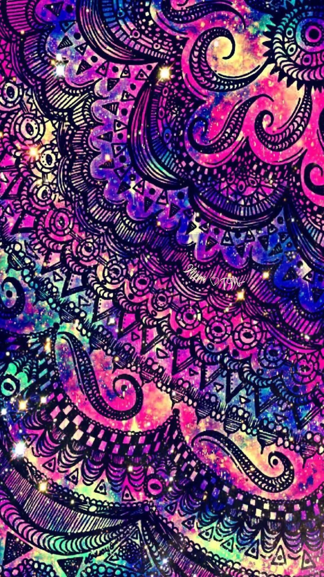 Colorful abstract purple